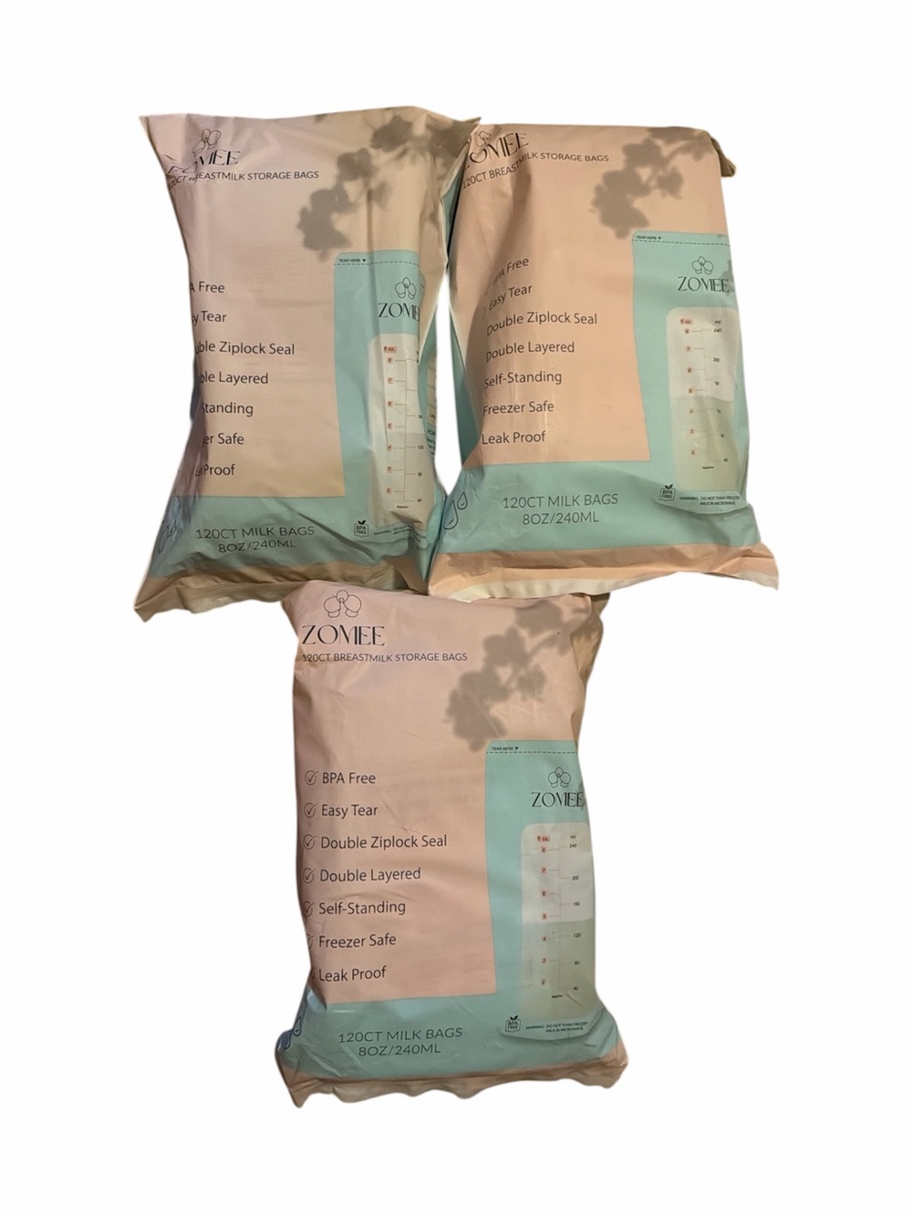 New Zomee Breastmilk Storage Bags